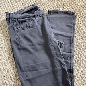 AG The Stilt Cigarette Leg Jeans - Blue/Gray